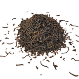 Organic Keemun Panda black tea, loose leaf: fruity, winey and smooth