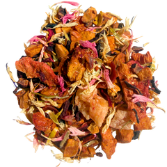 Strawberry Chocolate herbal tea, loose leaf: strawberry, cocoa and velvety