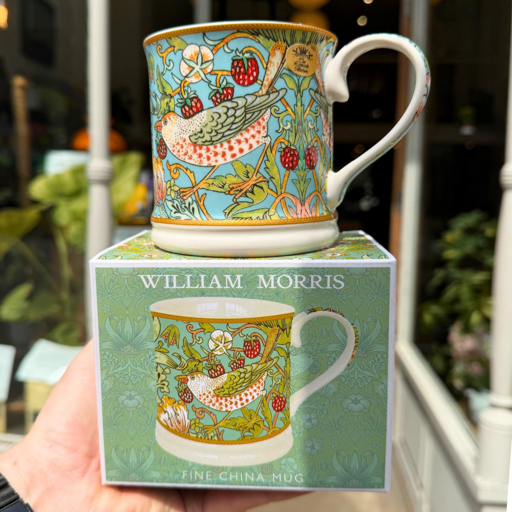 William Morris Strawberry Thief Fine China Tankard Mug