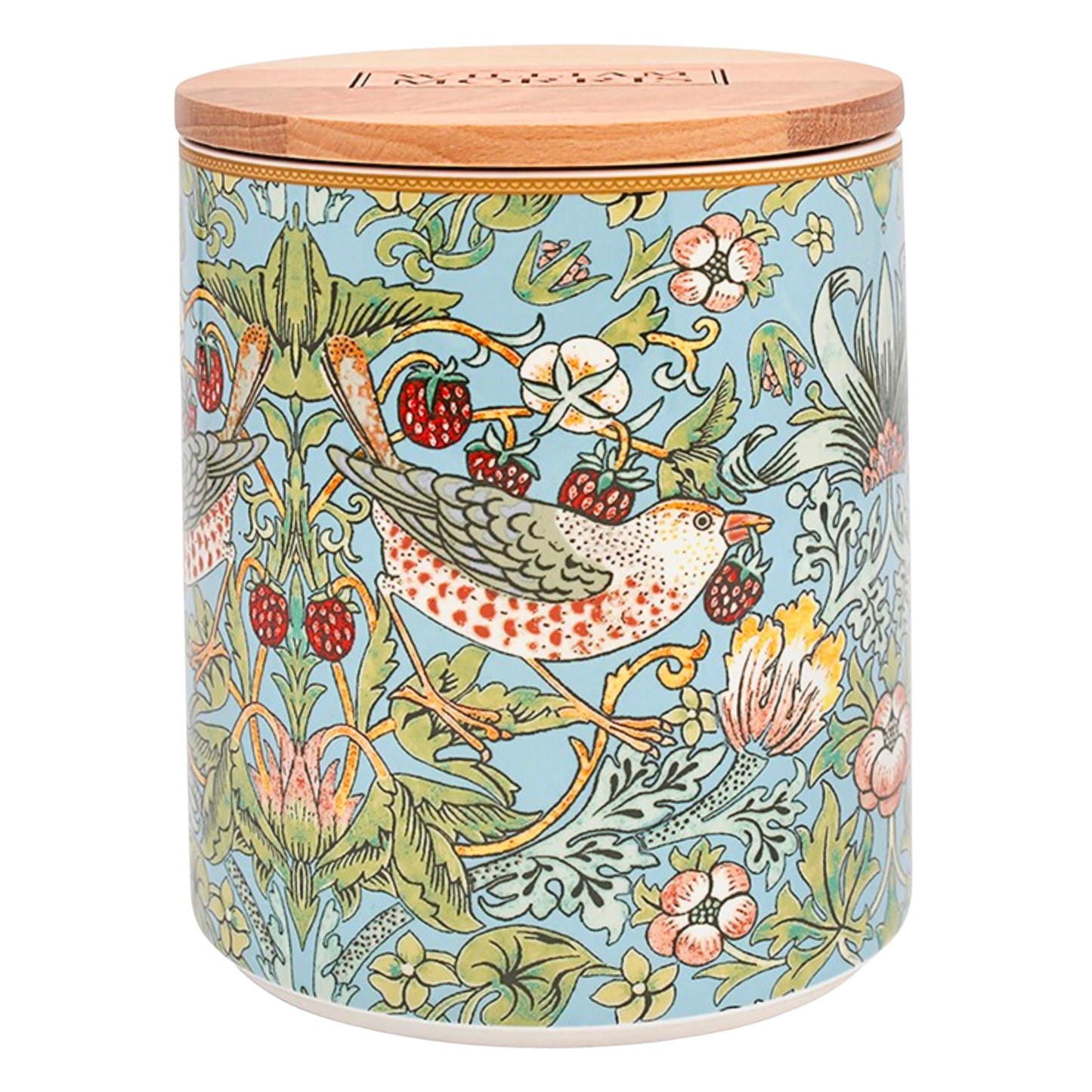 William Morris Strawberry Thief Storage Canister