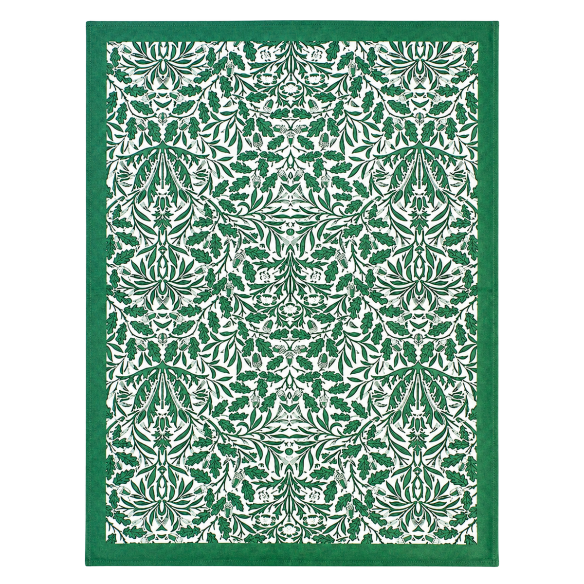 William Morris Acorn Cotton Tea Towel — included in the Complete Tea Ritual