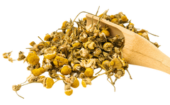 Organic Chamomile Tea, loose leaf: floral, apple and gentle