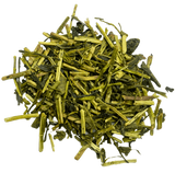 Kukicha green tea, loose leaf: twiggy, sweet and nutty