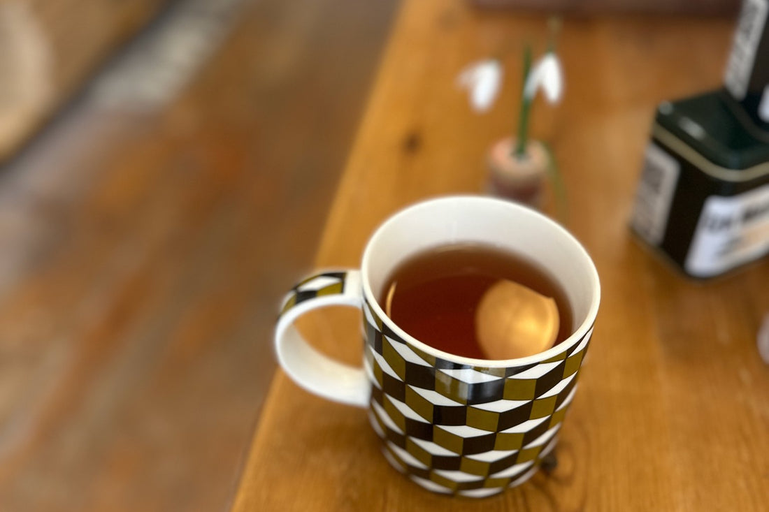 A mug of tea at Porter Hill