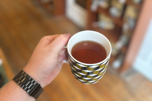 A mug of tea at Porter Hill