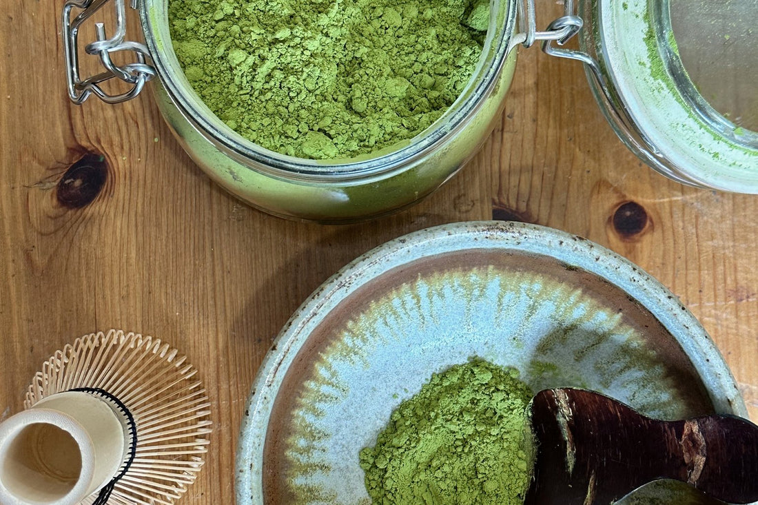 Matcha whisked at Porter Hill