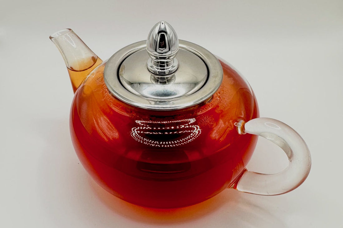 Tea brewing in a teapot