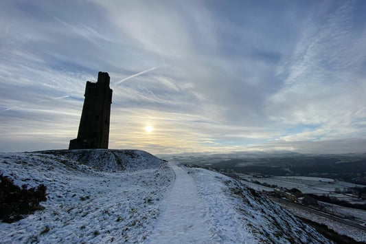Castle Hill in the snow