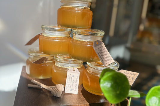 Holme Valley honey at Porter Hill