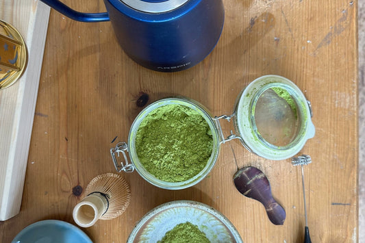 Matcha whisked at Porter Hill