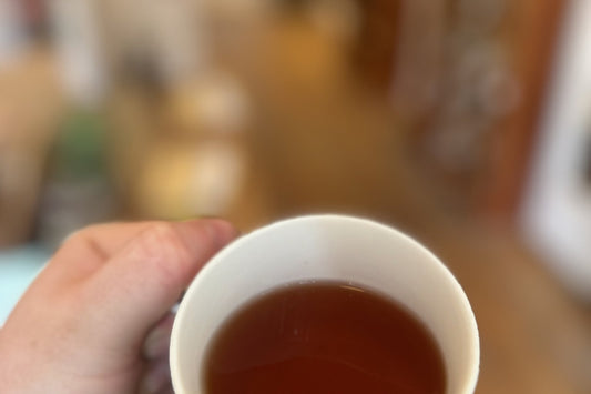 A mug of tea at Porter Hill