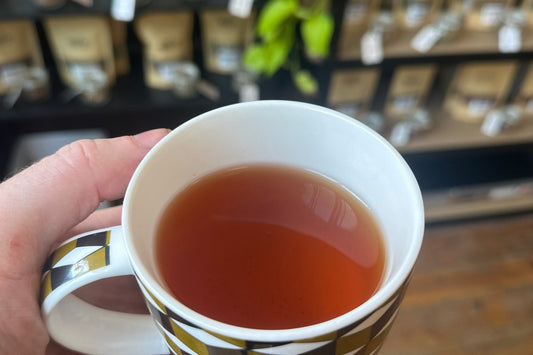 A mug of tea at Porter Hill