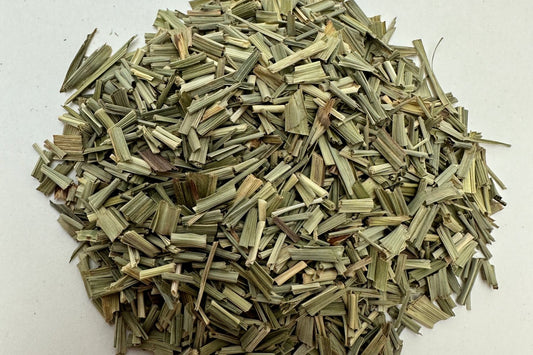 Dried herbal tea leaves