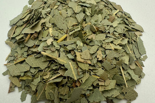 Dried herbal tea leaves
