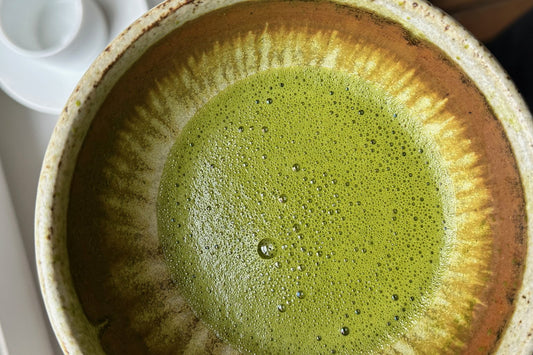 Matcha whisked at Porter Hill