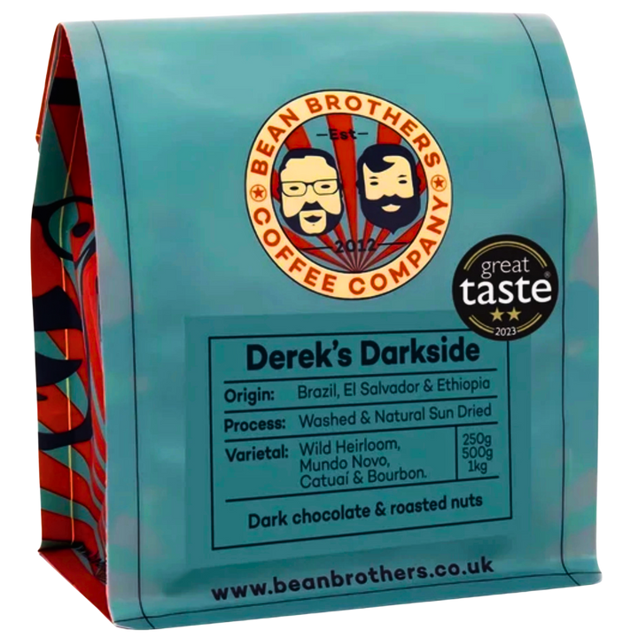 Bean Brothers Derek’s Darkside Coffee Beans 250g: chocolate, sugar and roasted