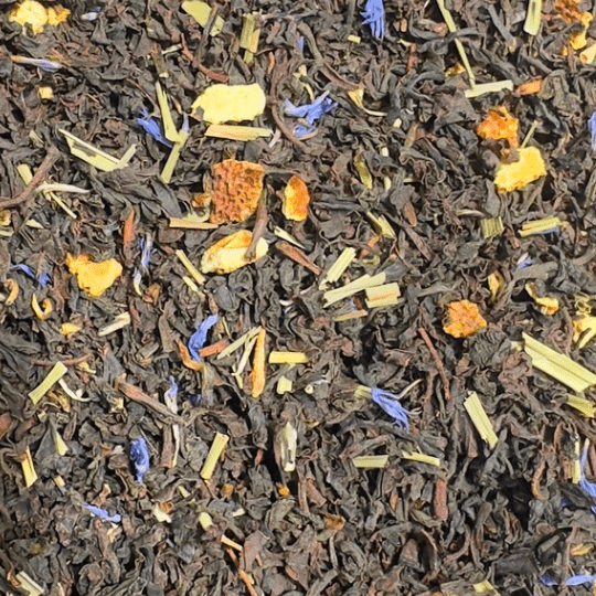 Zesty Earl Grey black tea from Porter Hill, orange and lemongrass