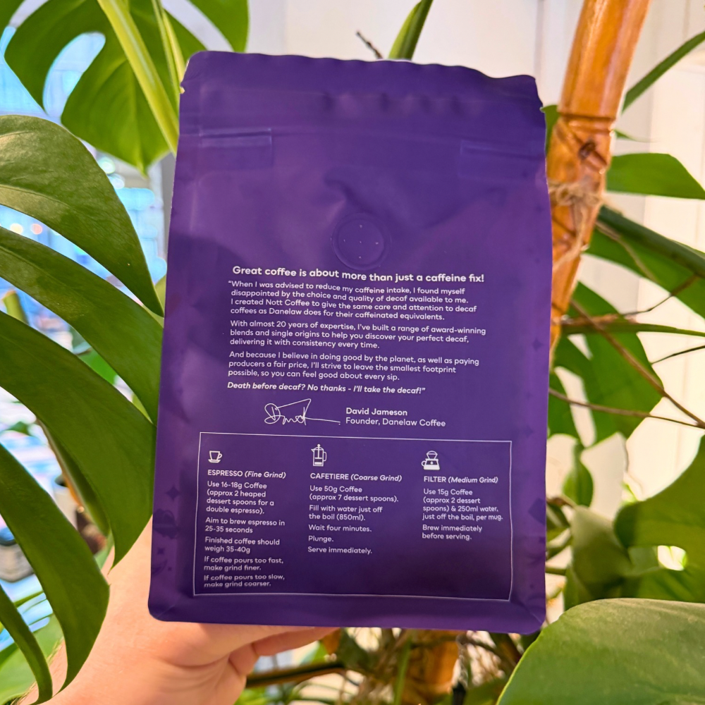 Nott Coffee Aurora Decaf Coffee Beans 250g