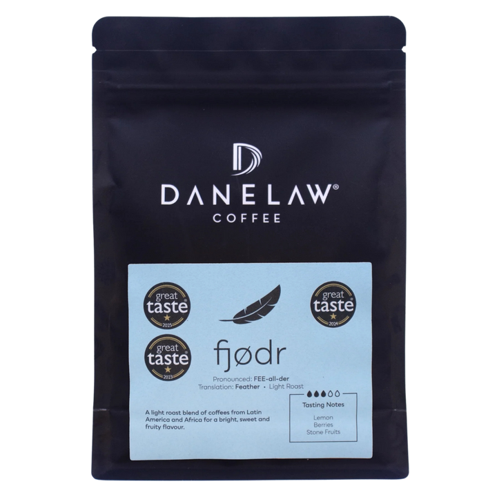 Danelaw Fjødr Coffee Beans 250g: light, bright and featherweight