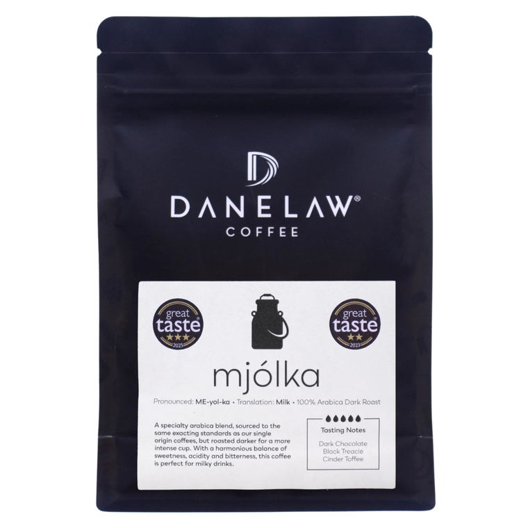 Danelaw Mjólka Coffee Beans 250g: rich, smooth and everyday