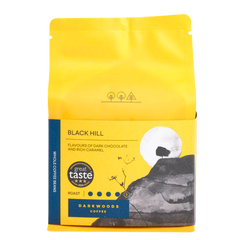 Dark Woods Black Hill Coffee 250g: dark, rich and bold