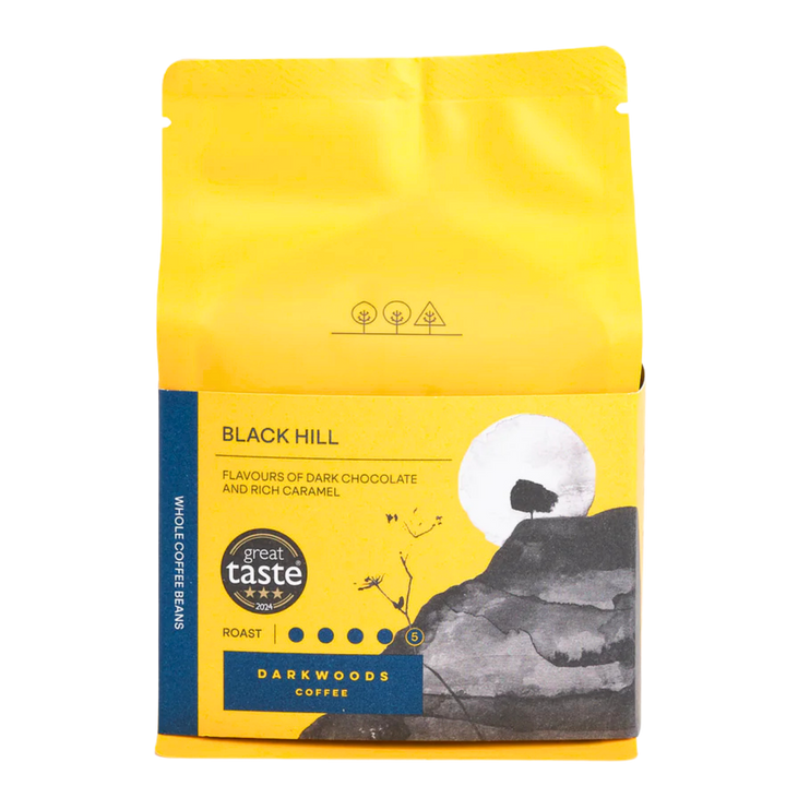Dark Woods Black Hill Coffee 250g: dark, rich and bold
