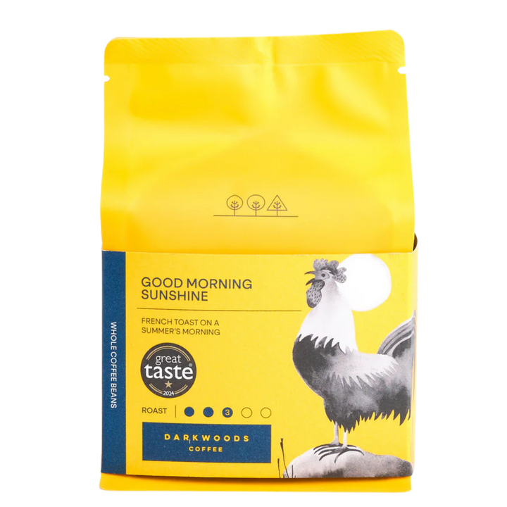Dark Woods Good Morning Sunshine Coffee 250g: smooth, sweet and morning