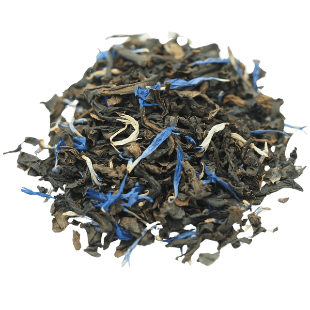Decaf Earl Grey black tea, loose leaf: decaf, bergamot and smooth