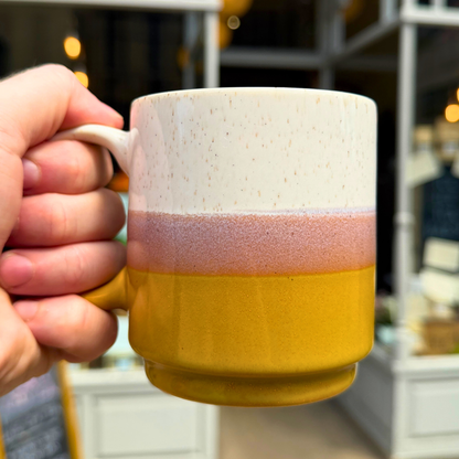 Elements Stackable Ceramic Glaze 2 Mug Set