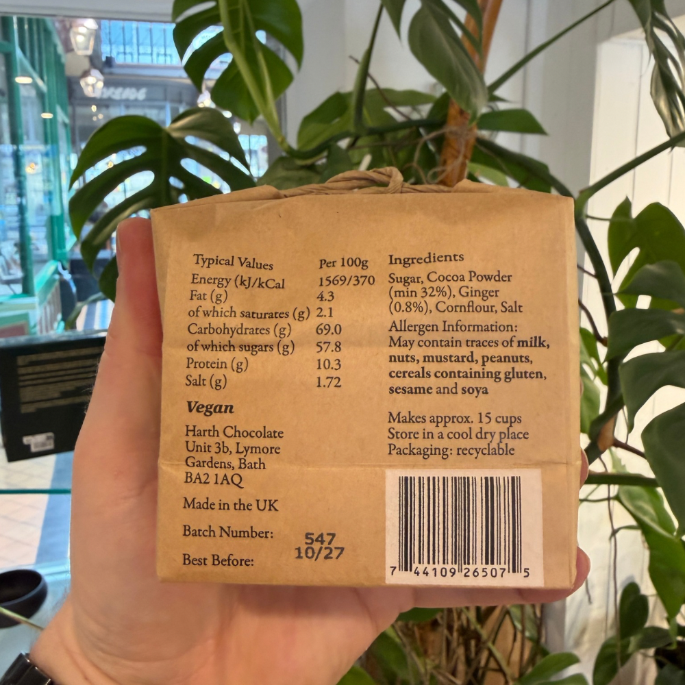 Harth Ginger Hot Chocolate 400g