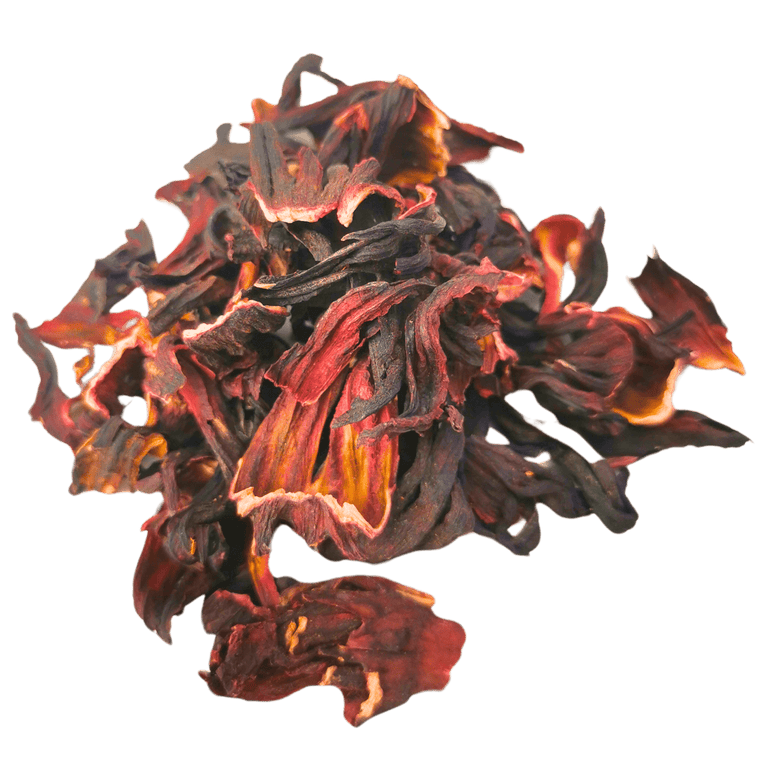 Organic Hibiscus Tea, loose leaf: ruby, tart and cranberry