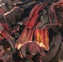 Organic Hibiscus Tea from Porter Hill, ruby and tart