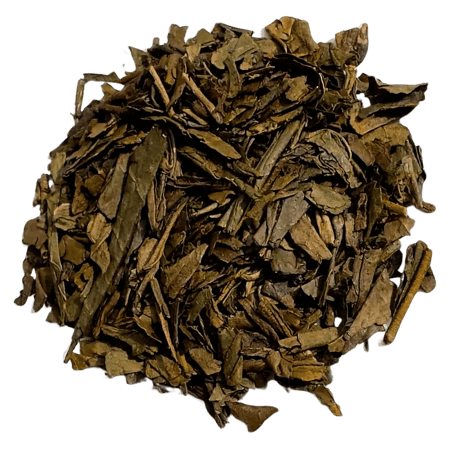Hojicha green tea, loose leaf: roasted, nutty and toasty