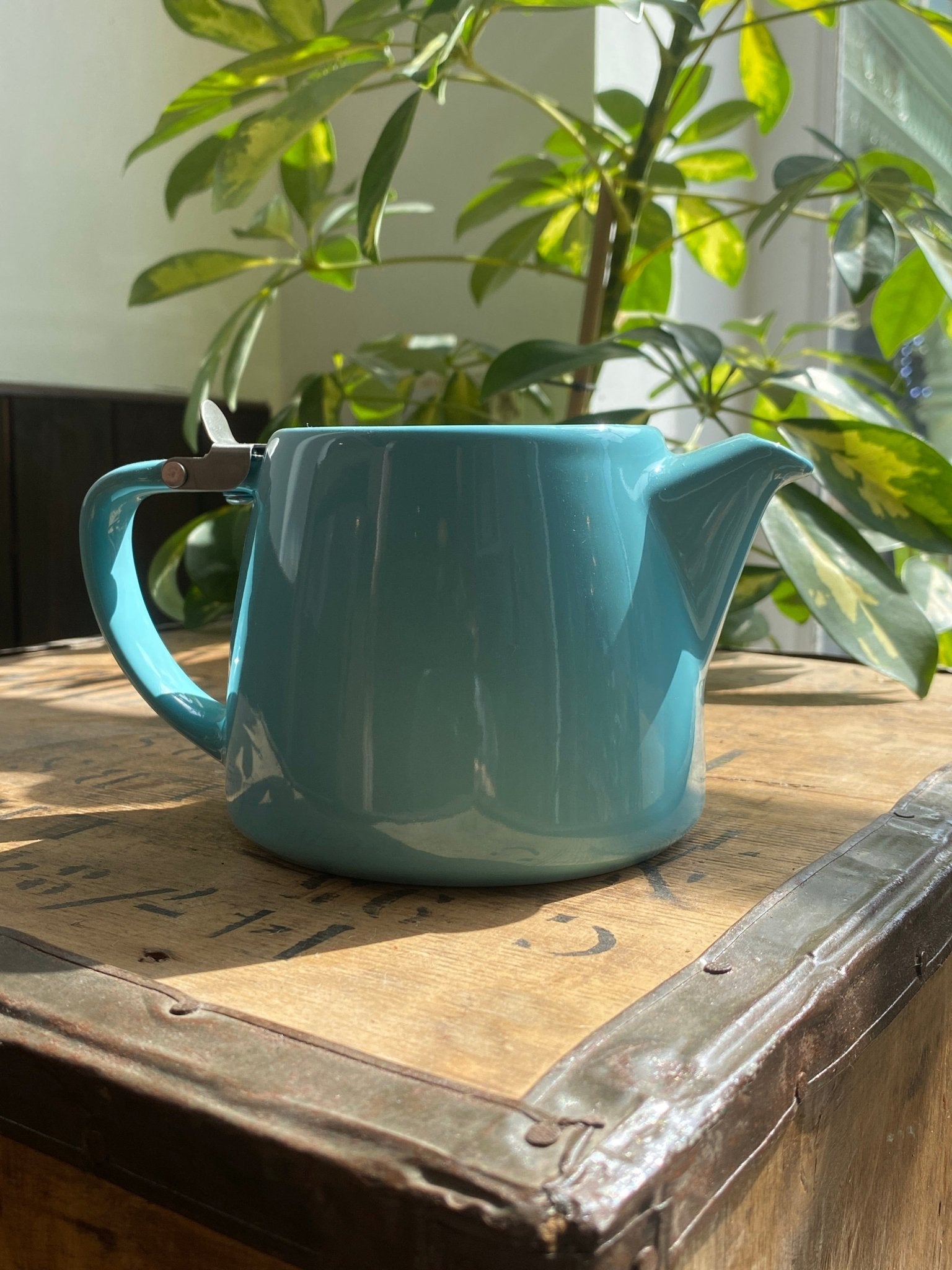 FORLIFE Stump Teapot – 2 Cup Ceramic Teapot with Infuser (530ml) - Porter Hill Tea Company