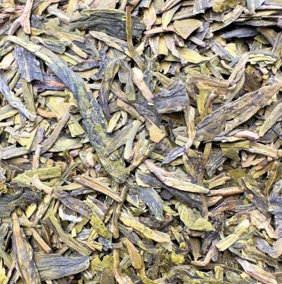 Organic Dragonwell green tea from Porter Hill, fresh and nutty