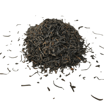 Organic Keemun Panda black tea, loose leaf: fruity, winey and smooth