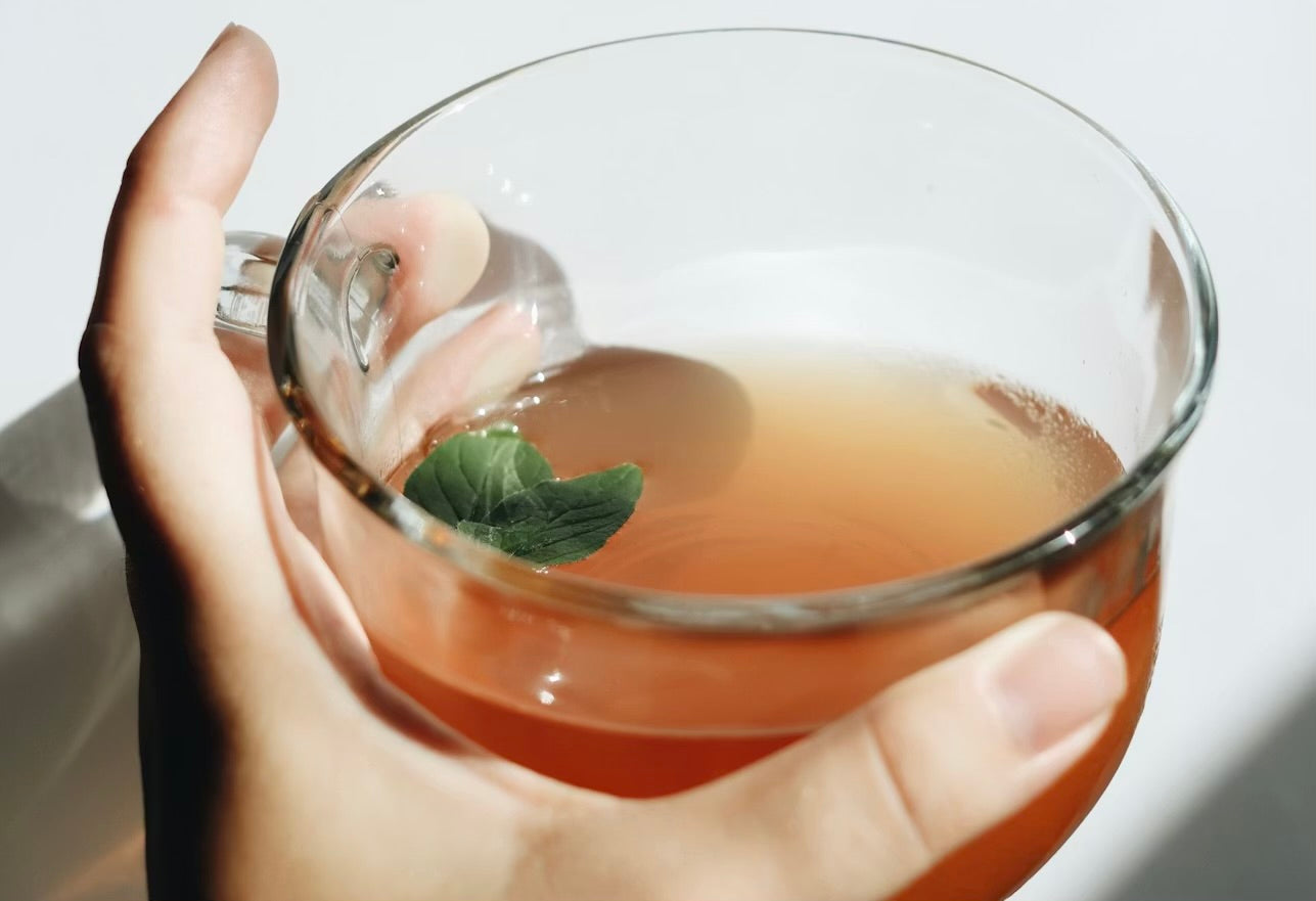 Loose leaf peppermint herbal tea