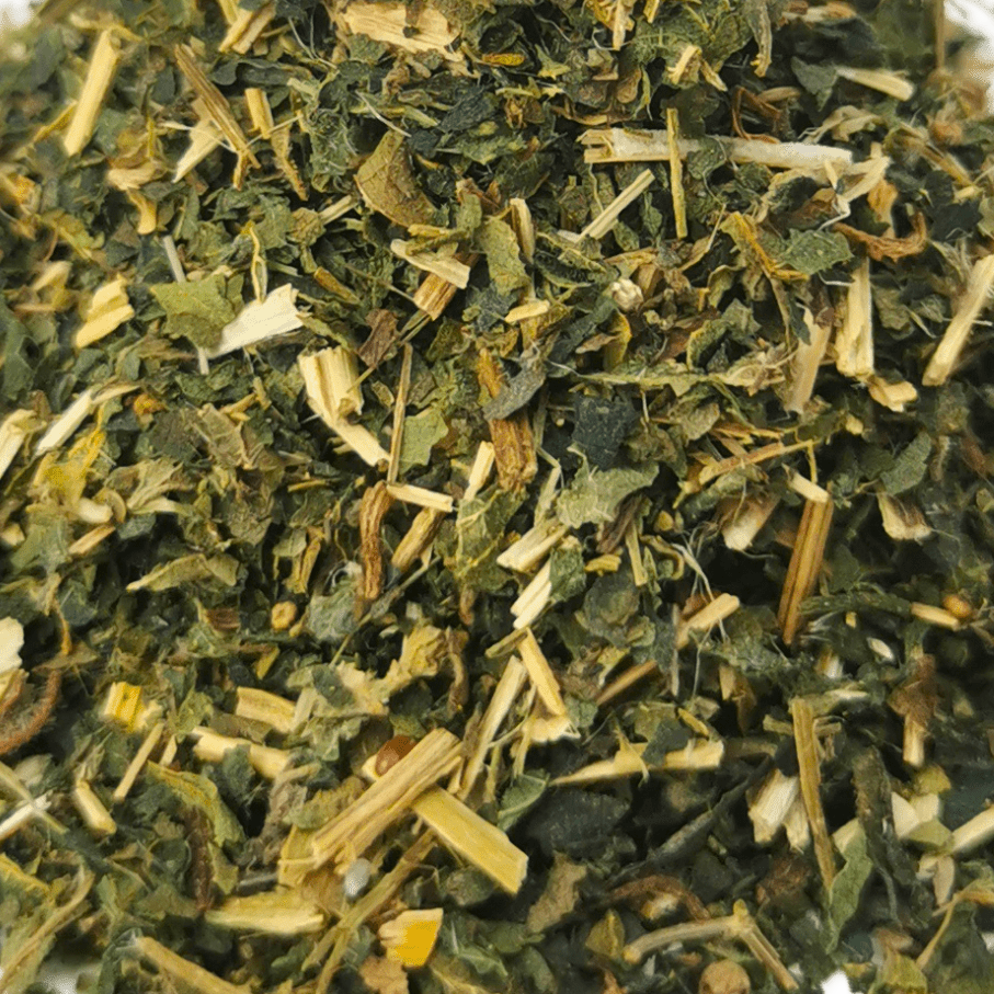 Organic Nettle Tea from Porter Hill, green and grassy