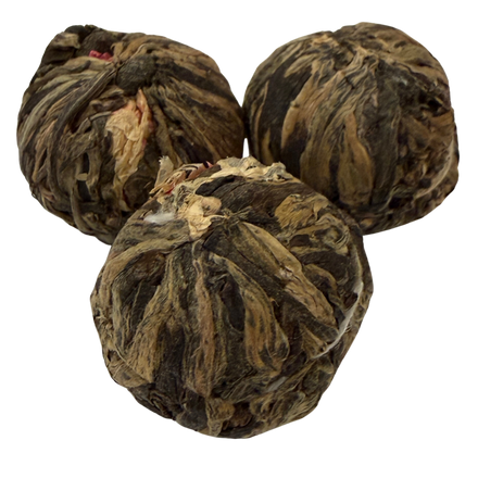 Oolong Mystère Flowering Tea, loose leaf: blossoming, layered and aromatic