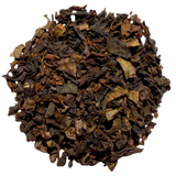Decaf English Breakfast black tea, loose leaf: decaf, rounded and floral