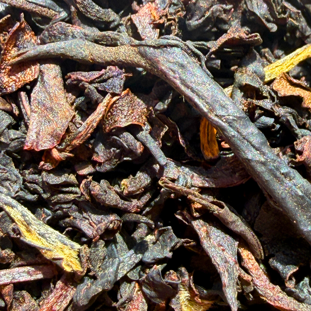 Lychee Congou FOP black tea from Porter Hill, lychee and rounded