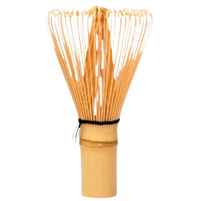 Bamboo Matcha Whisk (Chasen): bamboo, whisk and froth