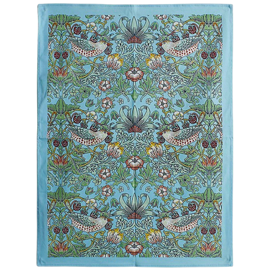 William Morris Strawberry Thief Cotton Tea Towel