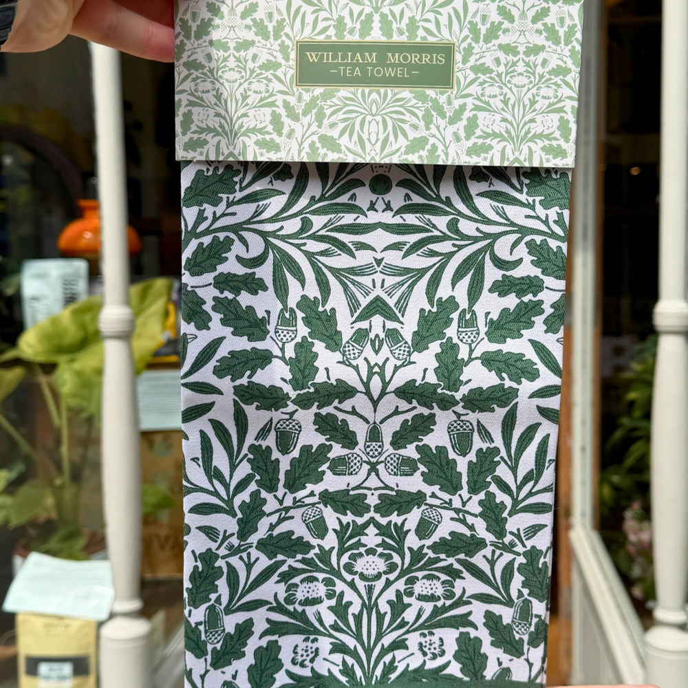 William Morris Acorn Cotton Tea Towel