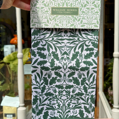 William Morris Acorn Cotton Tea Towel