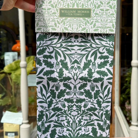 William Morris Acorn Cotton Tea Towel