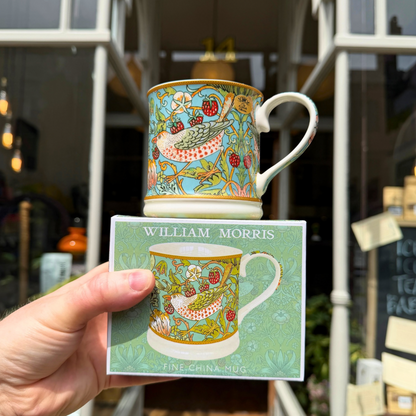 William Morris Strawberry Thief Fine China Tankard Mug