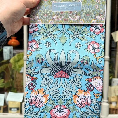 William Morris Strawberry Thief Cotton Tea Towel