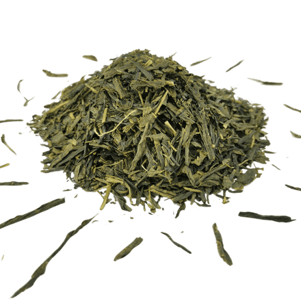 Sencha green tea, loose leaf: grassy, fresh and savoury