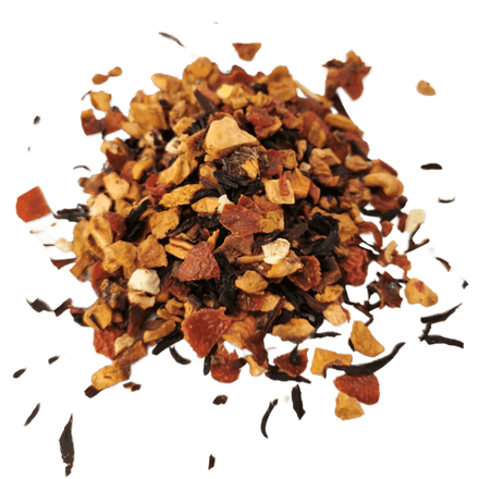 Strawberry Kiwi herbal tea, loose leaf: strawberry, kiwi and juicy